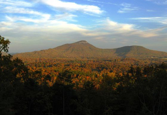 Yonah Mountain viewed from the deck of Five Seasons.