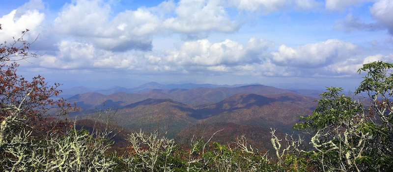 View from the summit of Chimney Mountain